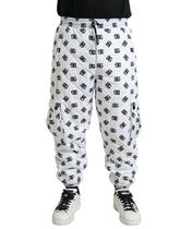 Dolce & Gabbana White Logo DG Print Men Jogger Sweatpants Pants -   -  Dolce & Gabbana.